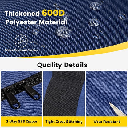 Vorspack Extra Large Duffle Bag for Travel - 150L Duffel Bag for Men Gear Bag for Storage Foldable Weekender Bag for Overnight Camping - Blue