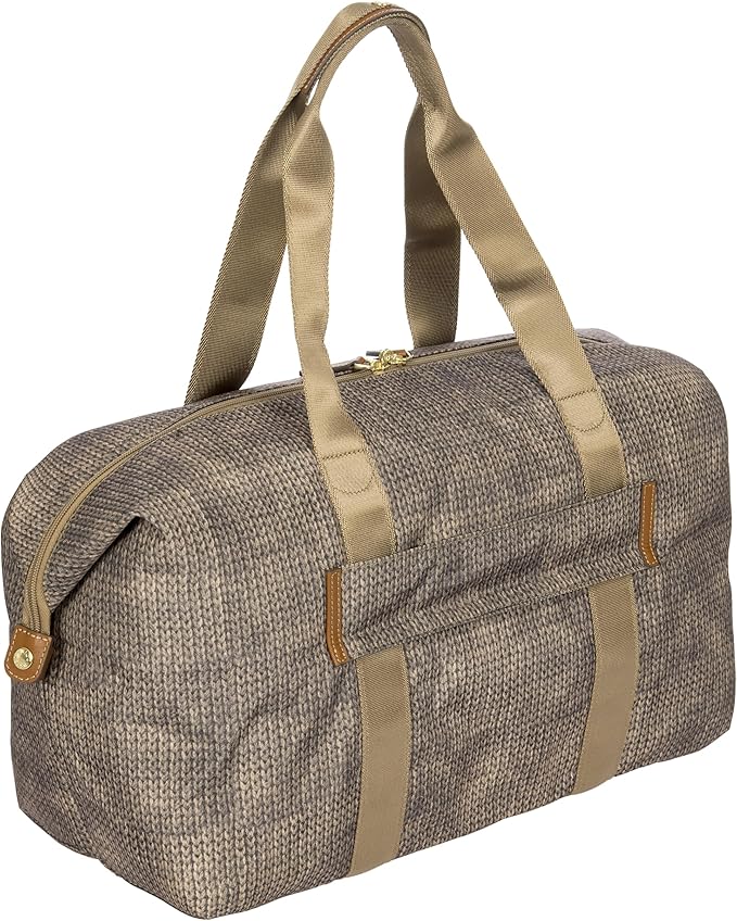Bric's X-Collection Recycled fabric holdall medio 2in1 foldable - Wool Nut