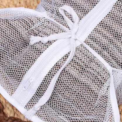 Lingerie Bags for Washing Delicates Pack of 4 (28 x 20 Inches) Mesh Laundry Bags Clean for Pillows Overcoat Garment Smaller Comforters Blankets Washable Rugs for Washing Machine