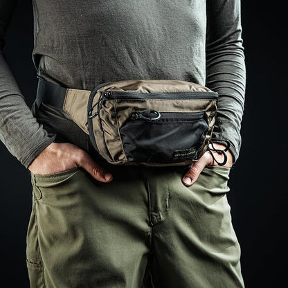Eberlestock Bando Bag - Tactical Men's Fanny Pack w/Adjustable Waist Belt, Zippered Pockets, Compact Lightweight Belt Bag