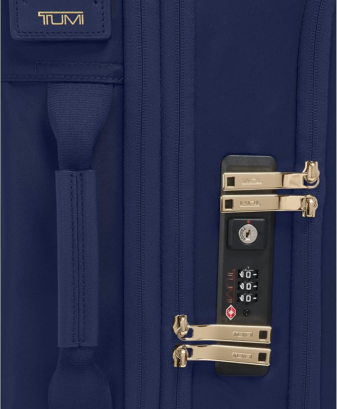 TUMI - Voyageur Leger 4 Wheel Carry-On Luggage - Lightweight and Spacious, Sleek Silhouette, Durable Women's Suitcase - 21.8" International Expandable Carry-On, Indigo