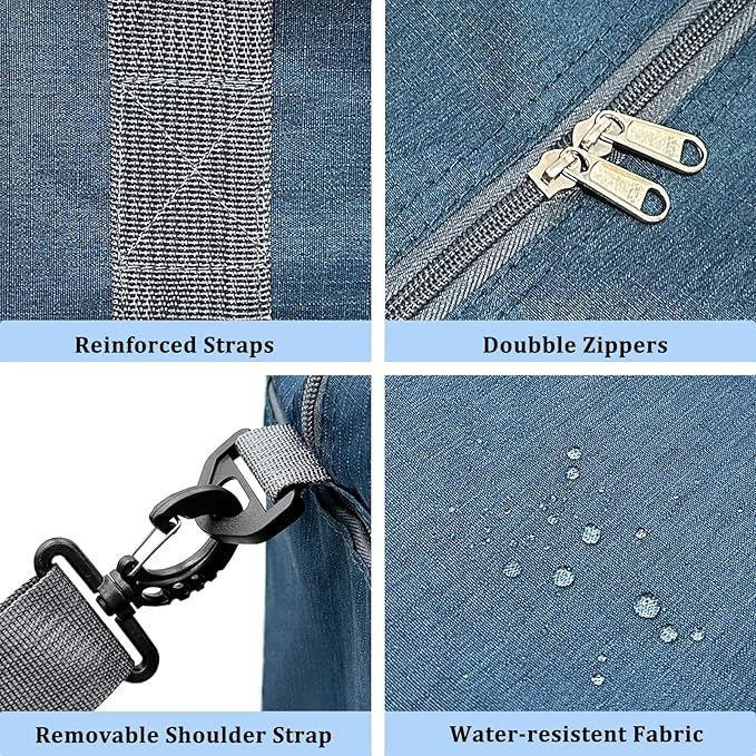 For Spirit Airlines Personal Item Bag 18x14x8 with Wet Pocket Foldable Travel Duffel Bag Underseat Carry on for Men & Women