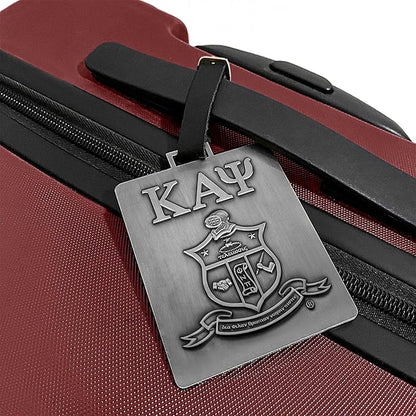 Kappa Alpha Psi Fraternity Paraphernalia - Official Vendor - Travel Luggage Tags - Set of 2 - Greek Letters and Shield