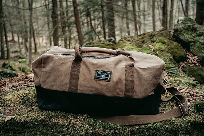 Barebones Neelum Duffel Bag: Rugged Travel Bag for Weekend Adventures, Stylish Weekender Bag and Duffel Bag for Travel, Perfect Overnight Bag for Road Trips and Outdoor Getaways
