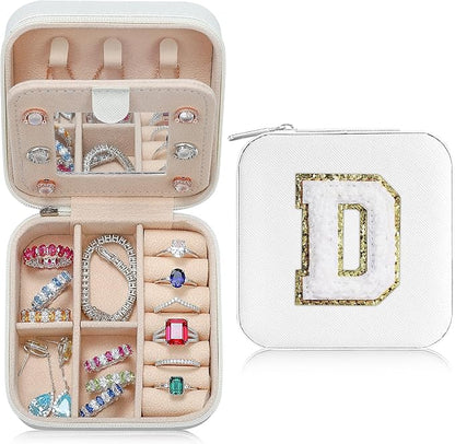 Parima Travel Gifts for Women - Birthday, Mothers Day & Graduation Gifts - Letter D, White