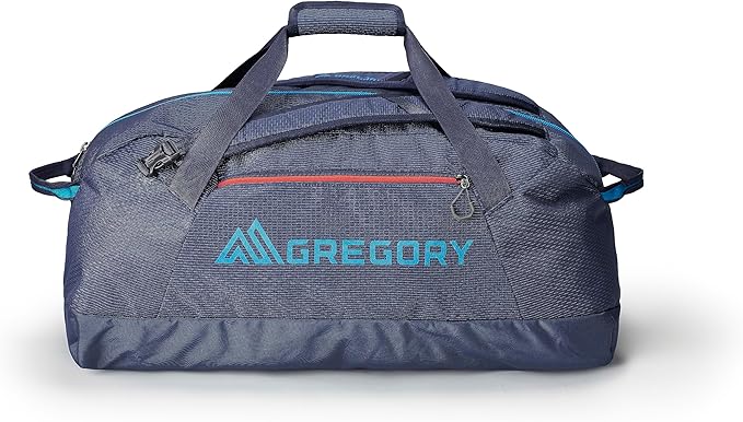 Gregory Supply 65L Adventure Travel/Gear Organization Duffel Bag, Tuckable Backpack Straps, Packable, Water-Repellent, Ocean Blue