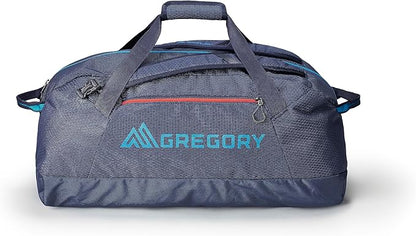 Gregory Supply 65L Adventure Travel/Gear Organization Duffel Bag, Tuckable Backpack Straps, Packable, Water-Repellent, Ocean Blue
