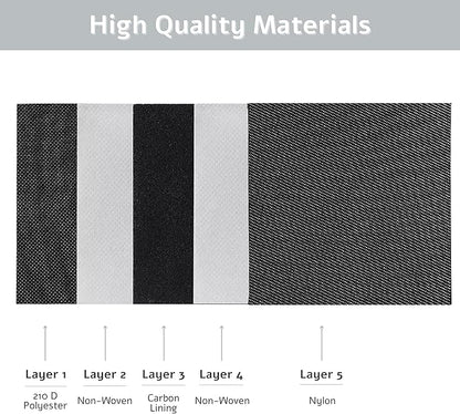 Travel Shoe Bag, Odor Absorbing Bag, Water Resistant, Shoe Storage, Organizer Shoe Pouch with Zipper for Men and Women