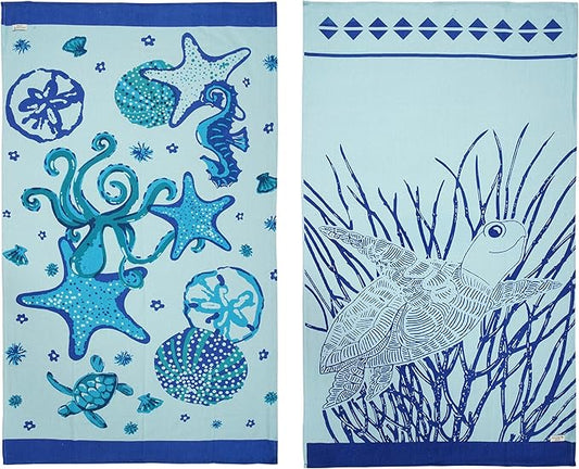 LANE LINEN Beach Towels for Women, 2 Pack Oversized, Pre-Washed, No-Shrink, Sand-Free, Quick Dry, Lightweight Travel Beach Towels for Pool & Shore, Soft and Absorbent – 39"x71", Sky Blue