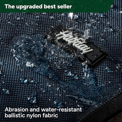 Halfday Convertible 2-in-1 Premium Garment Duffel Weekender Bag 40L | Wrinkle-Free Travel, Hanging Suit Compartment, Shoe Pockets, Trolley Sleeve. Balistic Nylon Carry-On, Pacific