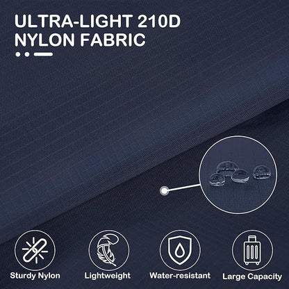 Cipway Compression Packing Cubes, Lightweight Travel Luggage Organizers with Shoe Bag, Toiletry Bag & Laundry Bag, Travel Essentials for Carry on Suitcase (8 Piece,Blue)