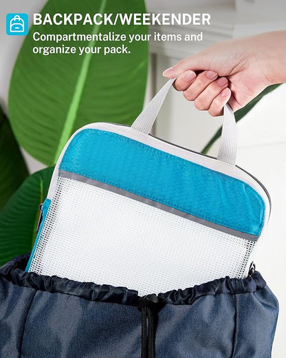 Compression Packing Cubes, Gonex Extensible Storage Mesh Bags Organizers