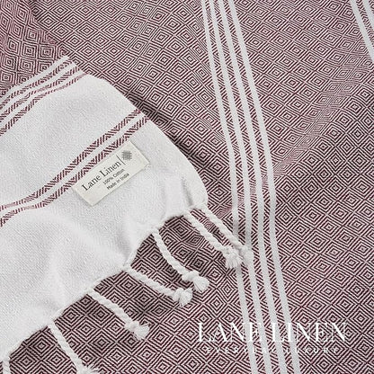 LANE LINEN Beach Towels for Women, 2 Pack Large Beach Towels Oversized, Pre-Washed, No-Shrink Sand Free, Quick Dry, Lightweight Travel Towel, Soft Beach Bath Towel, 39"x71" - Fired Brick