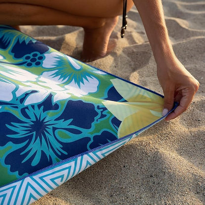 Elite Trend Microfiber Beach Towel for Adults with Bag - Extra Large 78x35 inch Lightweight Sand Free Quick Dry Towel for Travel, Swimming, Yoga, Camping