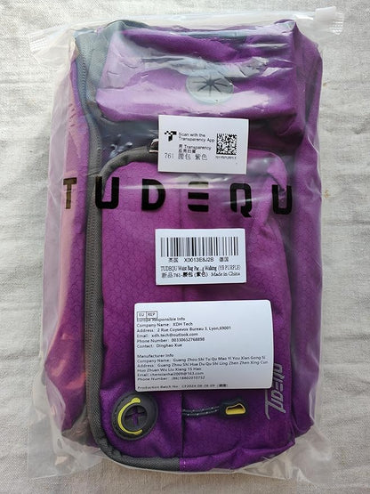 TUDEQU Hiking Fanny Pack for Men Women Large Hiking Waist Packs Mens Fanny Pack Crossbody Waist Bag for Men for Travel