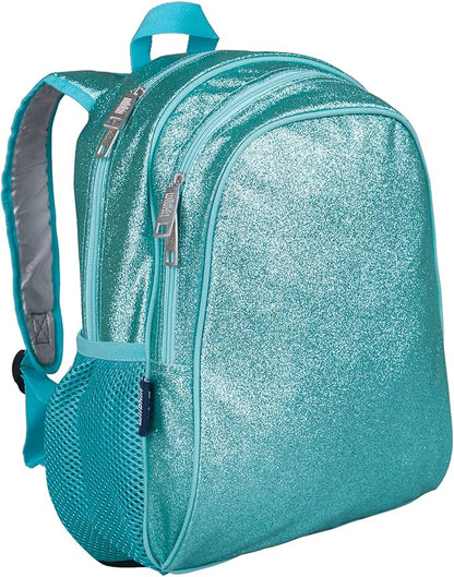 Wildkin 15-inch Kids Backpack – Durable, Padded, Adjustable for School & Trave (Blue Glitter)