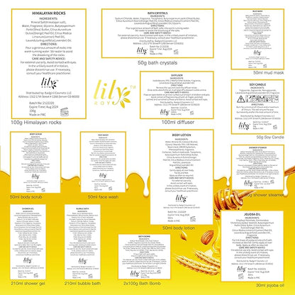 Christmas Gifts for Women - 21-Piece Luxury Bath and Body Gift Basket Set for Women & Men Spa Gift Baskets Set Self Care Gift | Gift Set for Mothers Day Birthday Gifts Gift Sets for Her & Him