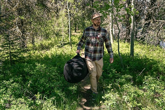 STANSPORT - Deluxe Duffel Bag With Zipper For Gym, Travel, & Storage