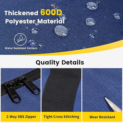 Vorspack Extra Large Duffle Bag for Travel - 200L Duffel Bag for Men Gear Bag for Storage Foldable Weekender Bag for Overnight Camping - Blue