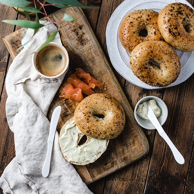 KNORK Eco 12 Piece (Fork, Knife, Spoon) Plant Based Bamboo Cutlery Reusable Flatware Set (Pack of 12)