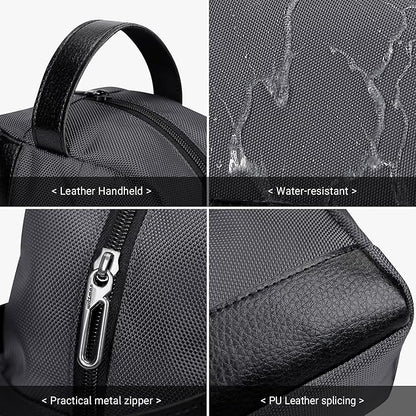 WITZMAN Toiletry Bag for Men Women Lightweight Hanging Travel Bathroom Bag Water-resistant Dopp Kit Shaving Bag Cosmetic bag （B692 Silvery Grey）