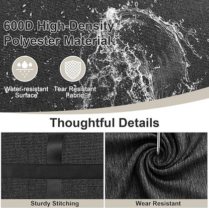 SUNUP Large Duffle Bag for Travel, 80L Foldable Travel Duffel Bag for Men Women, Waterproof Overnight Weekender Moving Storage Bags, Black