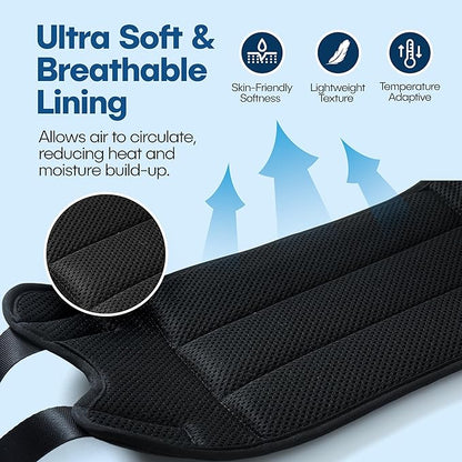 No-Collapse Airplane Foot Hammock, Foot Hammock for Plane Travel, Thickened Bamboo Airplane Footrest, Adjustable Footrest for Office Desk, Long Flight