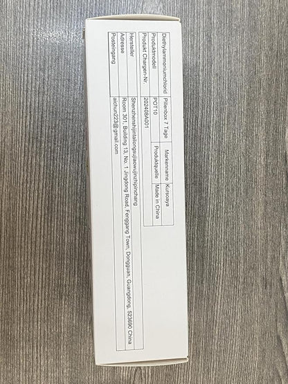 7 Day Weekly Metal Pill Organizer Travel, Kursoaya Premium Aluminum Daily Pill Box, Cute Portable Pill Case, Large Capacity Pill Holder for Supplements, Pills, Vitamins, Medicine (Hunter Green)