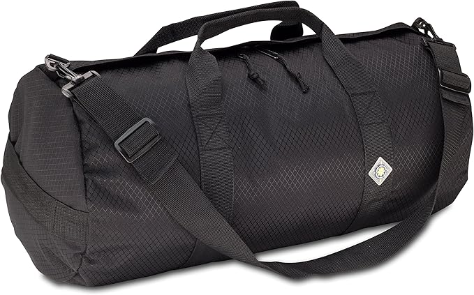 Diamond Ripstop Duffle Bags, Ultra Tough & Tear Resistant, Reinforced Stitching, Weatherproof, Packable Foldable Duffle Bag for Traveling