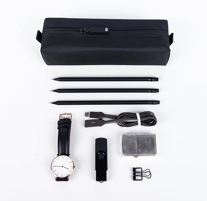 Comfyable Small Toiletry Bag for Men, Slim Mini Toothbrush Bag, Dopp Kit Bag