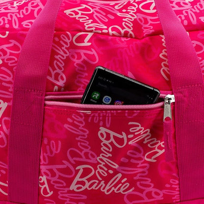 Barbie Duffle Bag, 16 inch Travel Sleepover Weekender Bag for Girls, Purple Dance Bag