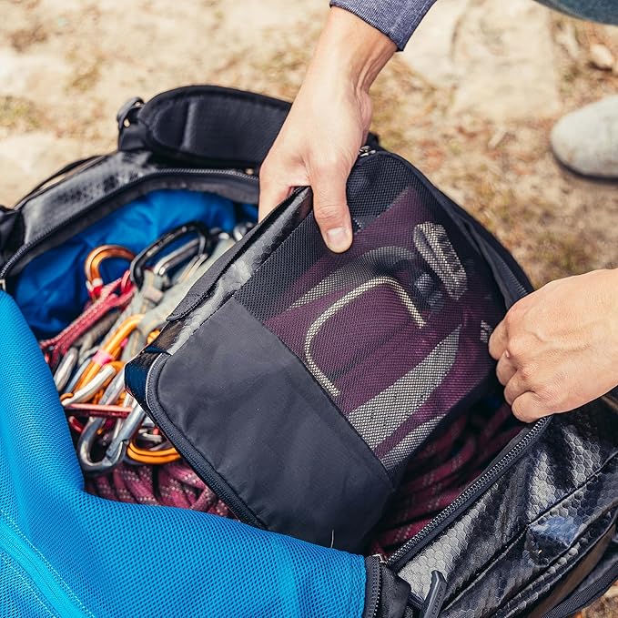 Gregory Alpaca 60L Water-Resistant Adventure Travel/Gear Organization Duffel Bag with Packing Cube Included, Fir Green