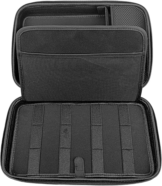 Barber Bags for Hair Clippers and Supplies, Hair Cutting Barber Case Supplies Organizer, Hair Trimmer Organizer for Men Razor Guard Grooming Kits (Case Only)