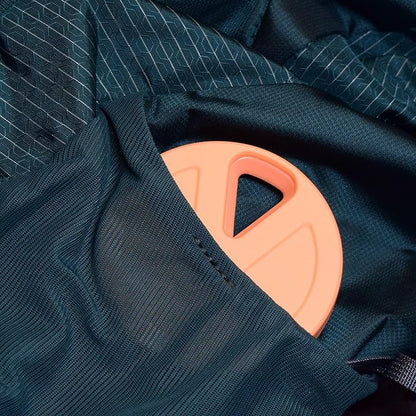 Travel RX Pill Case by Type Two Labs – Weekly 7 Day Pill Box, Compact Magnetic Organizer for Pills fits Purses or Pockets, Rugged Daily Caddy Holds Vitamins, Supplements and Medication. (Peach)