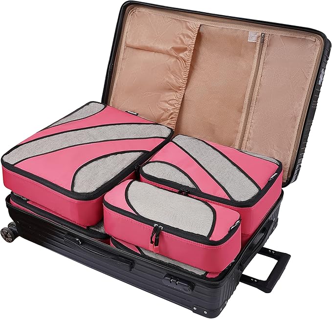 BAGAIL 6 Set Packing Cubes,Travel Luggage Packing Organizers