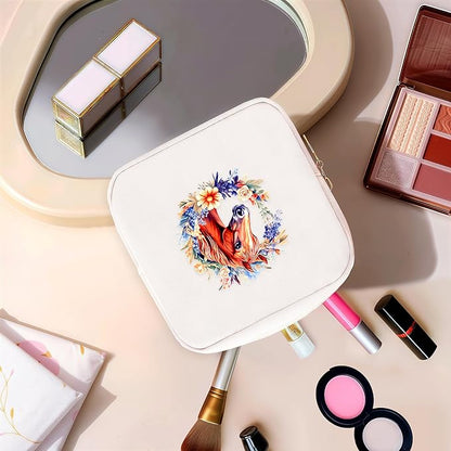 Horse Mini Makeup Bag, Horse Gift For Women Girls, Cute Portable Zipper Pouch Cosmetic Bag For Teen Girls Kids, Small Storage Bag For Sanitary Pad, Period napkin bag!