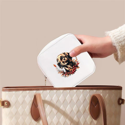 Labrador Mini Makeup Bag, Labrador Gift For Women Girls, Cute Portable Zipper Pouch Cosmetic Bag For Teen Girls Kids, Small Storage Bag For Sanitary Pad, Period napkin bag!