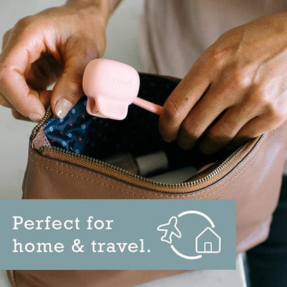 Haven Toothbrush Cover Family Pack - Fits Electronic and Manual Toothbrushes - Travel Toothbrush Case Holders - Set of 6 Tooth Brush Protectors (White, Blue, Purple, Coral, Teal, Charcoal Gray)