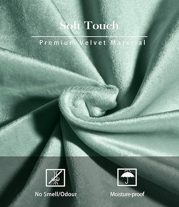 TAIMY Mini Jewelry Travel Case, Velvet Small Travel Jewelry Box, Portable Jewelry Travel Organizer Box for Rings Earrings Necklaces, Gifts for Women Girls(Mint)