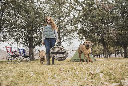 Diamond Ripstop Duffle Bags, Ultra Tough & Tear Resistant, Reinforced Stitching, Weatherproof, Packable Foldable Duffle Bag for Traveling