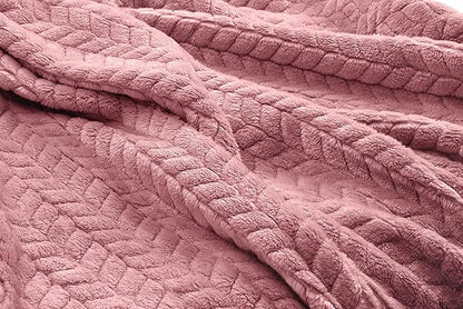 EverSnug Premium Travel Blanket Pillow - Soft 2 in 1 Airplane Blanket with Soft Bag Pillowcase, Hand Luggage Sleeve and Backpack Clip (Light Pink)