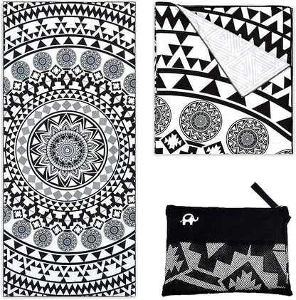 Elite Trend Microfiber Beach Towel - Extra Large 78x35 Inch Sand Free Quick Dry for Travel, Swimming, Pool, Yoga, Hiking, Camping – Lightweight Fast Drying Microfiber Towel Compact for Adults