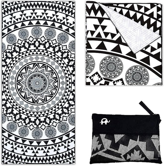 Elite Trend Microfiber Beach Towel - Extra Large 78x35 Inch Sand Free Quick Dry for Travel, Swimming, Pool, Yoga, Hiking, Camping – Lightweight Fast Drying Microfiber Towel Compact for Adults