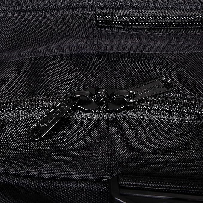 K-Cliffs Tactical Range Duffel Heavy Duty Large Gear Duffle Durable Quality Travel Sports Gym Equipment Bag Military Molle with Lockable Zippers with US Flag Patch 33 Inch Black