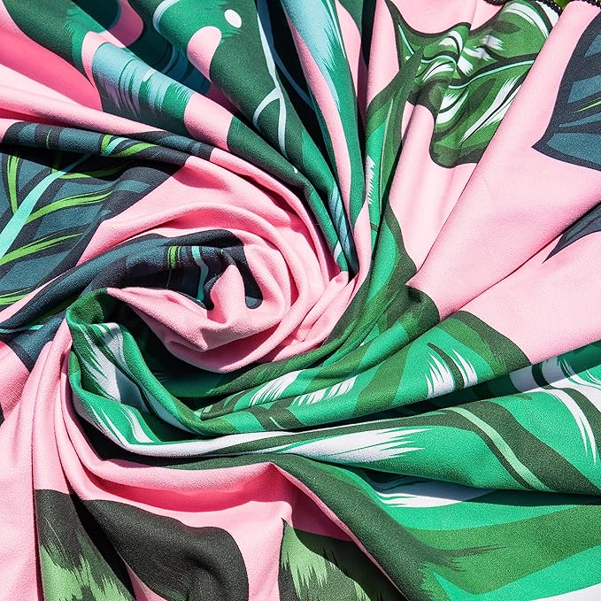 Quick Dry Towel Extra Large 78x35 Inch - Microfiber Beach Towel - Perfect for Beach, Travel, Swimming, Pool, Yoga, Hiking, Camping - Lightweight, Fast Drying, Compact for Adults (La Fashion)